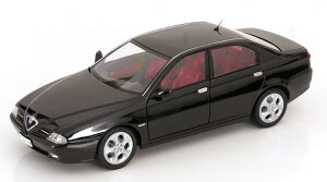 ~eBJ 1/18 At@I 166 3.0 V6 1998 ubN JMitica 1:18 Alfa Romeo 166 3.0 V6 1998 black