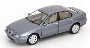 ~eBJ 1/18 At@I 166 2.4 JTD 1998 O[^bN JMitica 1:18 Alfa Romeo 166 2.4 JTD 1998 grey metallic