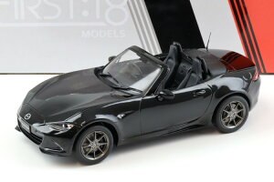 t@[Xg18 1/18 }c_ MX-5 [hX^[ RHD 2015 ubNFirst18 1:18 Mazda MX-5 Roadster RHD 2015 black