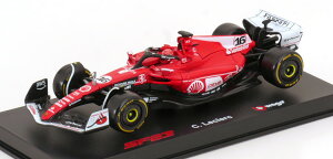 u[S 1/43 tF[ SF23 #16 XxKXOv USA 2023 N[ hCo[tBMAEV[P[XtBburago 1:43 Ferrari SF23 #16 GP Las Vegas USA 2023 Leclerc with driver figurine and ShowCase