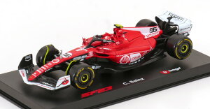 u[S 1/43 tF[ SF23 #55 XxKXOv USA 2023 TCc hCo[tBMAEV[P[XtBburago 1:43 Ferrari SF23 #55 GP Las Vegas USA 2023 Sainz with driver figurine and ShowCase