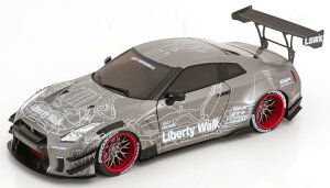 \h 1/18 Y GT-R R35 oeBEH[N {fBLbg Type 2 0 2020 }bgO[^bN/zCg JSolido 1:18 Nissan GT-R R35 with LBWK Body Kit Type 2 0 2020 matt grey metallic/white