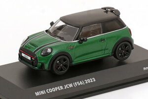 \h 1/43 ~j N[p[ F56 W N[p[ [NX 2023 O[^bN/ubNSolido 1:43 Mini Cooper F56 John Cooper Works 2023 green metallic/black