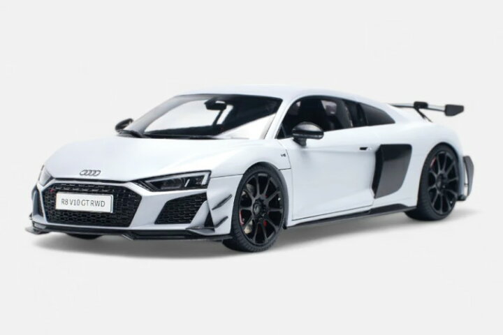 楽天市場】NZG 1/18 アウディ R8 クーペ GT V10 2021 ホワイト 開閉NZG 