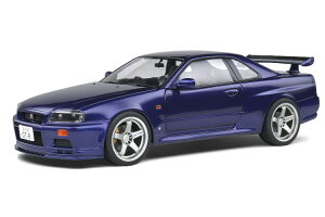 \h 1/18 Y XJCC GT-R R34 1999 oCIbg JSolido 1:18 Nissan Skyline GT-R R34 1999 violet