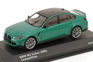 \h 1/43 BMW M3 G81 RyeBV T[ 2023 O[^bNSolido 1:43 BMW M3 G81 Competition Saloon 2023 green metallic