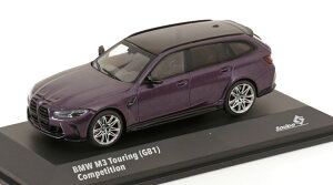 �\���h 1/43 BMW M3 G81 �c�[�����O 2023 �p�[�v�����^���b�NSolido 1:43 BMW M3 G81 Touring 2023 purple metallic