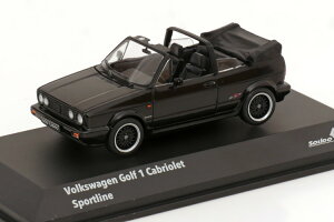 \h 1/43 tHNX[Q St 1 JuI X|[cC 1992 ubNSolido 1:43 VW Golf 1 Cabrio Sportline 1992 black