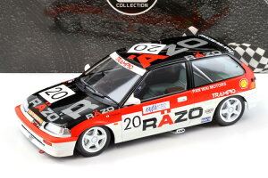 gv9 1/18 z_ VrbN EF3#20 RAZO bcH }JIOv 1989Triple 9 1:18 Honda Civic EF3 #20 RAZO TRAMPIO Macau GP 1989