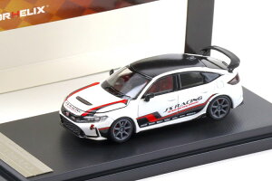 [^[wbNX 1/64 z_ VrbN ^Cv R FL5 WFCY [VO zCgp[/bhXgCv/O[ JMotorhelix 1:64 Honda Civic Type R FL5 J'S Racing white pearl/red stripe/Grey Rims