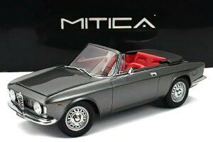 ~eBJ 1/18 At@I WA 1600 GTC JuI I[v 1964 CeAbh/O[W ^bN O[MITICA 1:18 ALFA ROMEO GIULIA 1600 GTC CABRIOLET OPEN 1964 INTERIOR RED/GRIGIO METALLIC GREY