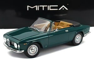 ~eBJ 1/18 At@I WA 1600 GTC JuI I[v 1964 CeA `MA[/Ff sm 216 O[MITICA 1:18 ALFA ROMEO GIULIA 1600 GTC CABRIOLET OPEN 1964 INTERIOR CINGHIALE/VERDE PINO 