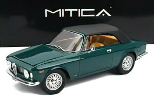 ~eBJ 1/18 At@I WA 1600 GTC JuI N[Y 1964 CeA `MA[/Ff sm 216 O[MITICA 1:18 ALFA ROMEO GIULIA 1600 GTC CABRIOLET CLOSED 1964 INTERIOR CINGHIALE/VERDE PIN