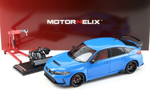 [^[wbNX 1/18 z_ VrbN ^CvR FL5 2022 [VOu[p[ fBXvCGW+GWN[t JMOTORHELIX 1:18 Honda Civic Type R FL5 2022 Racing Blue Pearl