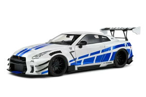 \h 1/18 Y GT-R/R35 LBWK {fBLbg 2.0 2024 zCg/u[ JSolido 1:18 Nissan GT-R/R35 LBWK Body Kit 2.0 2024 white/blue