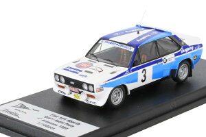 �g���t���[ 1/43 �t�B�A�b�g 131 �A�o���g �����[ #3 �D�� �����[ �T�[�L�b�g �f �A���f���k 1980 Jean Marie Cols Didi Andre Pauly 150�����TROFEU 1:43 Fiat 131 Abarth Rallye #3 1st Rally Circuit des Ardennes 1980 limited 150 