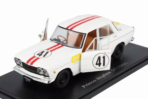 GfBR 1/24 Y vX XJCC GT #41 [VO 1964 zCg/bh JEDICOLA 1:24 NISSAN PRINCE SKYLINE GT N41 RACING 1964 WHITE/RED