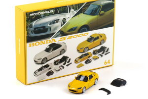 [^[wbNX 1/64 64vtFbT[ z_ S2000/AP2 gݗăLbg CfBCG[Motorhelix 1:64 64Professer Honda S2000/AP2 Semi assembled Kit Indy yellow