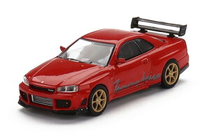 TSM ���f�� 1:64 ���Y GT-R R34�g�~�[�J�C�� R-z ���b�h (�E�n���h��)TSM MODEL 1:64 Nissan GT-R R34 tommykaira r-z red