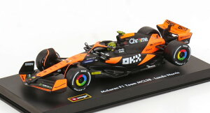 u[S 1/43 }N[ MCL38 #4 }CA~Ov 2024 mX V[P[X hCo[tBMAtBburago 1:43 McLaren MCL38 #4 GP Miami 2024 Norris with ShowCase and driver figure