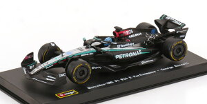 u[S 1/43 ZfX F1 W15 #63 2024 bZ V[P[X hCo[tBMAtBburago 1:43 Mercedes F1 W15 #63 2024 Russell with ShowCase and driver figure