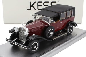 �P�X ���f�� 1/43 �C�\�b�^ �t���X�L�[�j �e�B�[�| 8A �����h�[���b�g �T�� �Z�~�R���o�[�`�u�� �N���[�Y�h 1924 �{���h�[ �u���b�NKESS MODEL 1:43 ISOTTA FRASCHINI TIPO 8A LANDAULET SALA SEMICONVERTIBLE CLOSED 1924