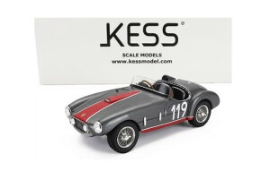�P�X ���f�� 1/43 �t�F���[�� 166 MM53 �X�p�C�_�[ �o���P�b�^ ch.0300M ���B�j���[�� �o�C �I�u���� #119 �D�� �R�b�p SAR 1955 �O���[ ���b�hKESS MODEL 1:43 FERRARI 166 MM53 SPIDER BARQUETTE ch.0300M VIGNALE BY OBLIN N 1
