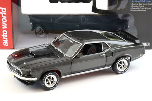 I[g[h 1/18 1969 tH[h }X^O N[y W EBbN qbg} O[^bN JAuto World 1:18 1969 Ford Mustang Coupe John Wick Hitman grey metallic