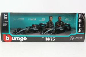 u[S 1/43 2Zbg ZfXExc W15 E ptH[}X #44 & #63 tH[~1 2024 CX n~g / W[W bZBburago 1:43 2-Car Set Mercedes-Benz W15 E Performance #44 & #63 GP F1 2024 L.Ha
