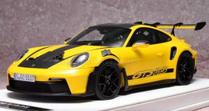 ACr[f 1/18 |VF 911 992 GT3 RS @CTbn 2023 CG[ ubNzC[Ivy Models 1:18 Porsche 911 992 GT3 RS Weissach 2023 Yellow Black Wheel