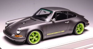 �A�C�r�[���f�� 1/18 �|���V�F 911 �V���K�[ �O���[ �O���[�� �A�N�Z���g ���U�[�x�[�X 50�����Ivy Models 1:18 Porsche 911 Singer Gray Green Accent Leather base Limited 50 pcs