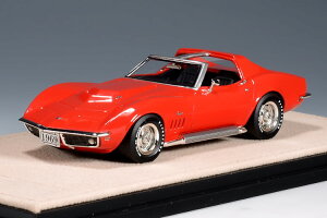 Stamp Models 1/43 �V�{���[ �R���x�b�g �X�e�B���O���C L88 �N�[�y 1969 �I�[�v�����[�t �����c�@���b�h 109�����Stamp Models 1:43 Chevrolet Corvette Stingray L88 Coupe 1969 Open Roof Monza red Limitation 109 pcs