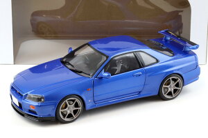 \h 1/18 Y XJCC GT-R R34 xCTChu[ 1999 JSolido 1:18 Nissan Skyline GT-R R34 Bayside blue 1999