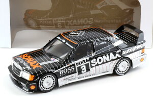 �\���h 1/18 �����Z�f�X 190E 2.5-16 �G�{�����[�V����2 DTM 1992 K.���[�g���B�b�q #3 SONAX �J��Solido 1:18 Mercedes 190E 2.5-16 EVO 2 DTM 1992 K.Ludwig N3 SONAX