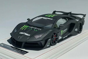 ACr[f 1/18 {M[j AF^h[ GT G{ oeBEH[N X^[ ubN U[dlIvy Models 1:18 Lamborghini Aventador GT EVO Liberty walk Monster Black Leather