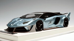 ACr[f 1/18 {M[j AF^h[ GT G{ oeBEH[N ACXu[ U[dlIvy Models 1:18 Lamborghini Aventador GT EVO Liberty walk Ice Blue Leather