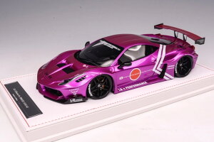 ACr[f 1/18 tF[ 458 GT oeBEH[N LBWK t@C^[ p[v 66Ivy Models 1:18 Ferrari 458 GT Liberty Walk LBWK fighter Purple Limited 66 pcs