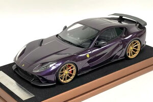 �A�C�r�[���f�� 1/18 �t�F���[�� 812 �m�r�e�b�N N Largo �p�[�v�� �S�[���h�z�C�[��Ivy Models 1:18 Ferrari 812 Novitec N Largo Purple Gold Wheels