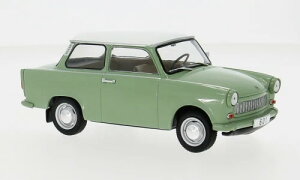 �z���C�g�{�b�N�X 1/24 �g���o���g 601 1965 ���C�g�O���[��White Box 1:24 Trabant 601 1965 light green
