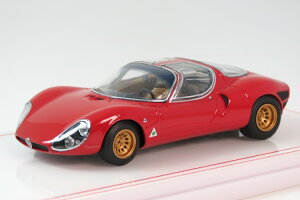 Laudoracing 1/43 At@I 33 Xg_[ vg^Cv 1967 bhLaudoracing 1:43 Alfa Romeo 33 Stradale Prototype 1967 red