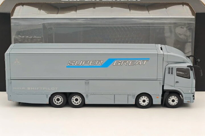 楽天市場】三菱ふそう特注 1/43 三菱ふそう スーパーグレート グレー 