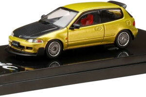 �z�r�[�W���p�� 1/64 �z���_ �V�r�b�N EG6 JDM �X�^�C�� ���b�V���z�C�[�� �C�G���[ �u���b�NHOBBY JAPAN 1:64 Honda Civic EG6 JDM STYLE MESH WHEEL Yellow Black