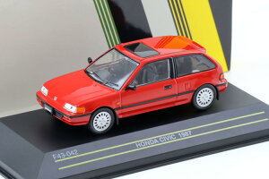 t@[Xg43 1/43 z_ VrbN 1987 bhFirst43 1:43 Honda Civic 1987 red