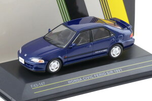 t@[Xg43 1/43 z_ VrbN tFI SiR 1991 n[xhu[p[First43 1:43 Honda Civic Ferio SiR 1991 Herverd blue pearl