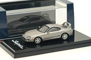 zr[Wp 1/64 g^ X[v RZ JZA80 Vo[^bNOt@Cg ANeBuX|C[p[ctHOBBY JAPAN 1:64 Toyota SUPRA RZ JZA80 SILVER METALLIC GRAPHITE with Active Spoiler Parts