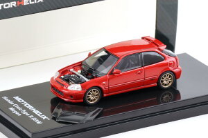 [^[wbNX 1/64 z_ VrbN ^CvR EK9  ~mbh JMotorhelix 1:64 Honda Civic Type R EK9 Mugen Milano red