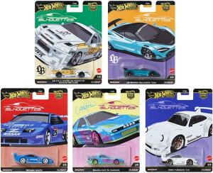 �z�b�g�E�B�[�� 1/64 �v���~�A�� 2025 �J�[�J���`���[ G�P�[�X �V���G�b�g 5��Z�b�gHot Wheels 1:64 Premium 2025 Car Culture G Case SILHOUETTES 5 Cars Set