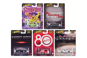 �z�b�g�E�B�[�� 1/64 �|�b�v�J���`���[ 2024 5��Z�b�g G�v���~�A���V���[�YHot Wheels 1:64 Pop Culture 2024 5-set G Premium Series