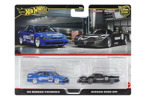�z�b�g�E�B�[�� 1/64 �v���~�A�� 2�p�b�N ���Y R390 GT1/94�N�� ���Y �v�����[��Hot Wheels 1:64 Premium 2 Pack Nissan R390 GT1/94 Nissan PrimeraCulture Team Transport E Case Set of 3 Cars