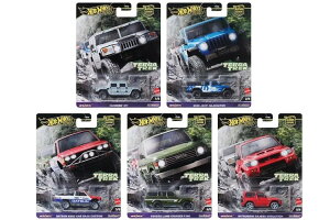 �z�b�g�E�B�[�� 1/64 �v���~�A�� 2024 �J�[�J���`���[ C�P�[�X �e���g���b�N 5��Z�b�gHot Wheels 1:64 Premium 2024 Car Culture C Case Tera Trek Set of 5